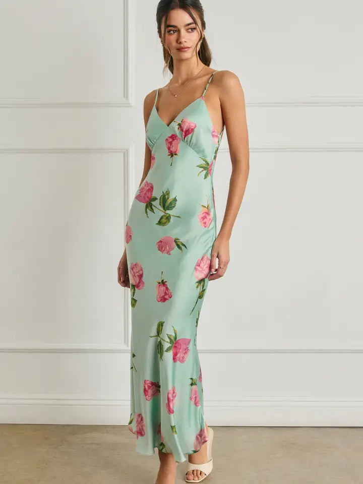 Paradise Satin Midi