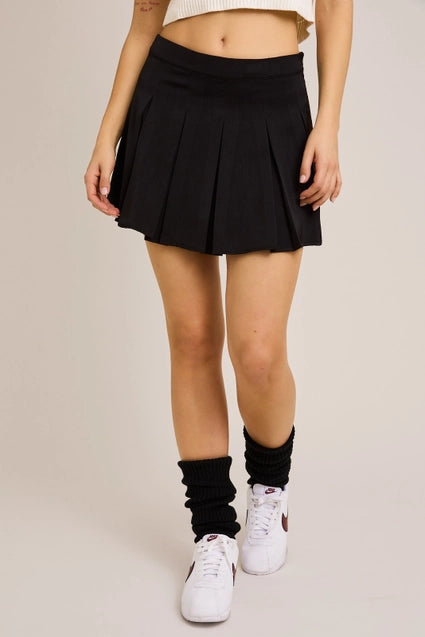 Cheyenne Pleated Mini Skirt