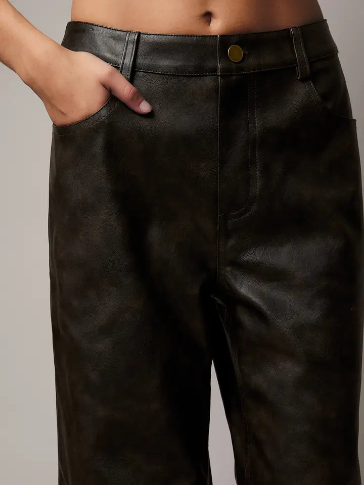 Ginny Faux Leather Pant