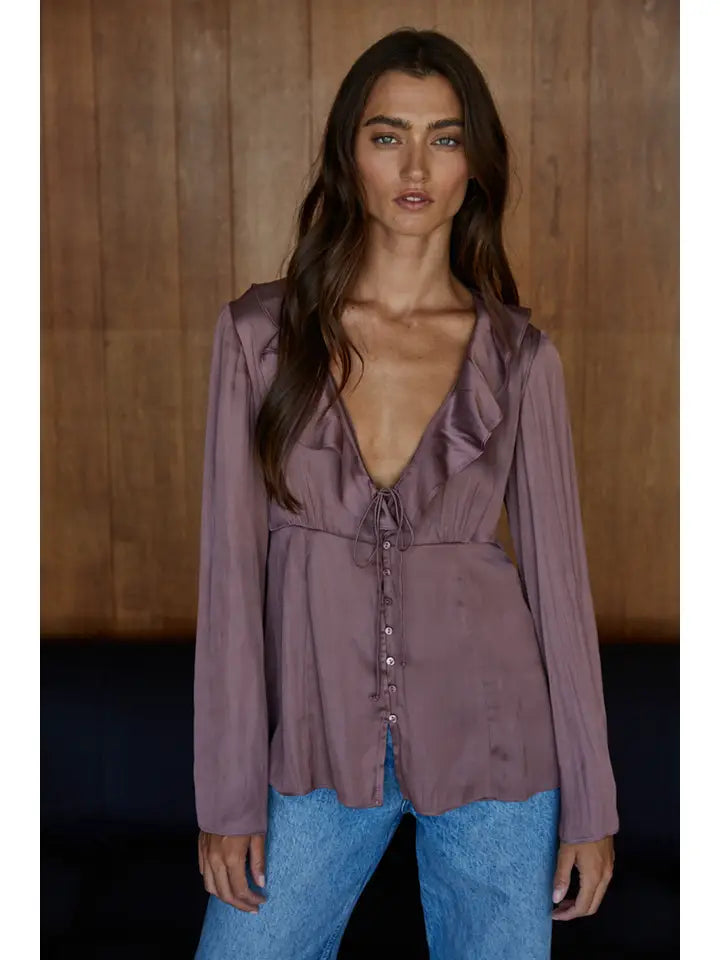 Lyla Satin Blouse