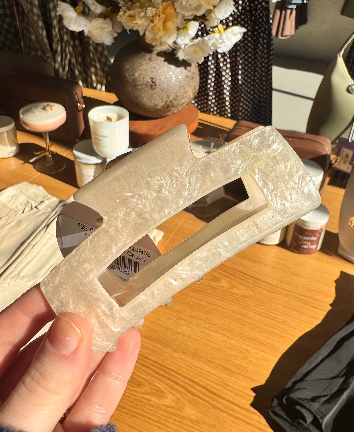 Beyond Scrunchies Claw Clip Square