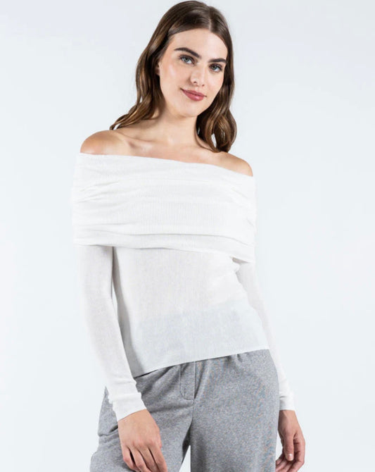 Hunter Off The Shoulder Knit Top