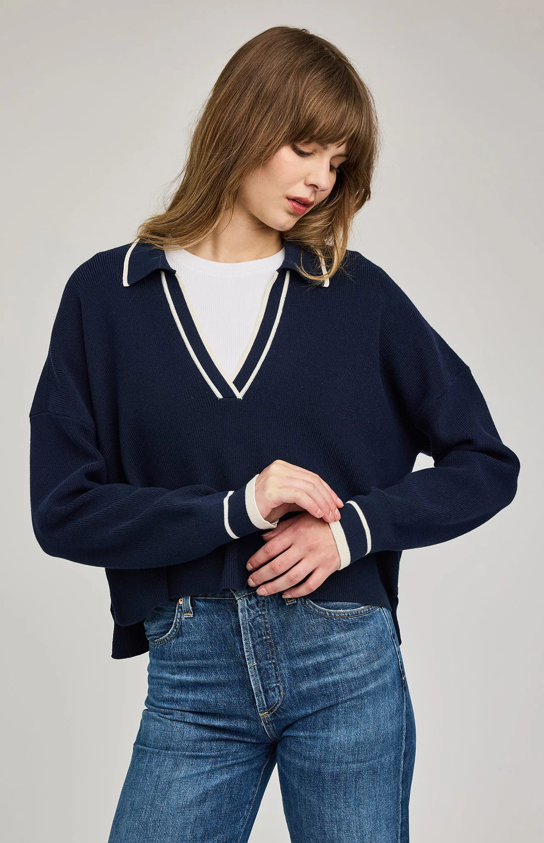 Tristan V Neck Sweater