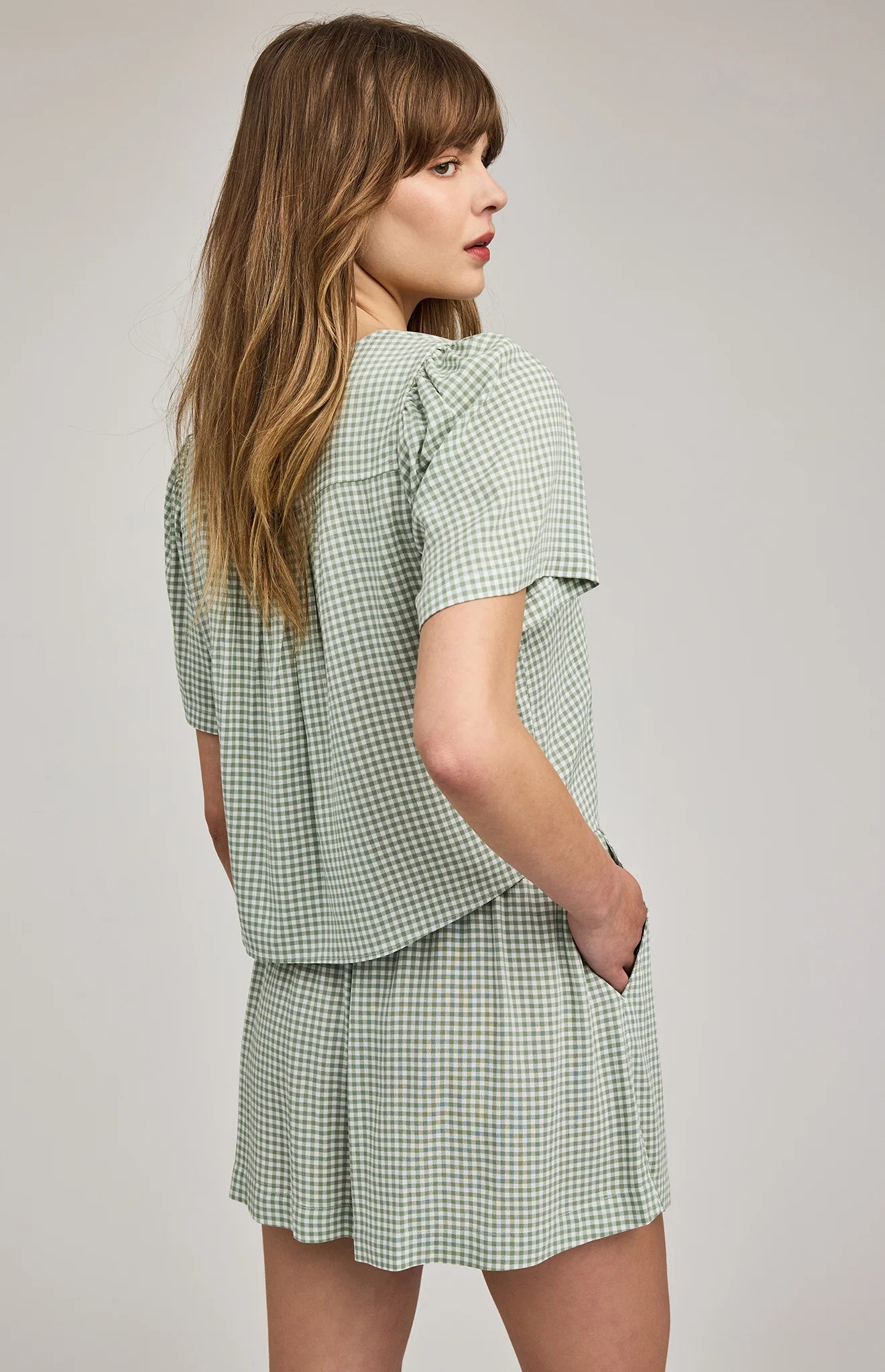 Quinn Gingham Shorts