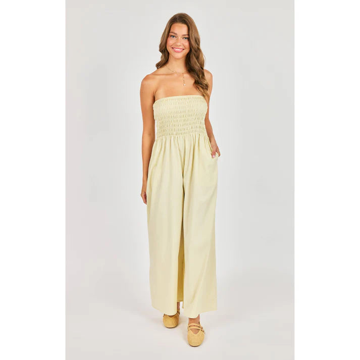Hometown Smocked Jumpsuit