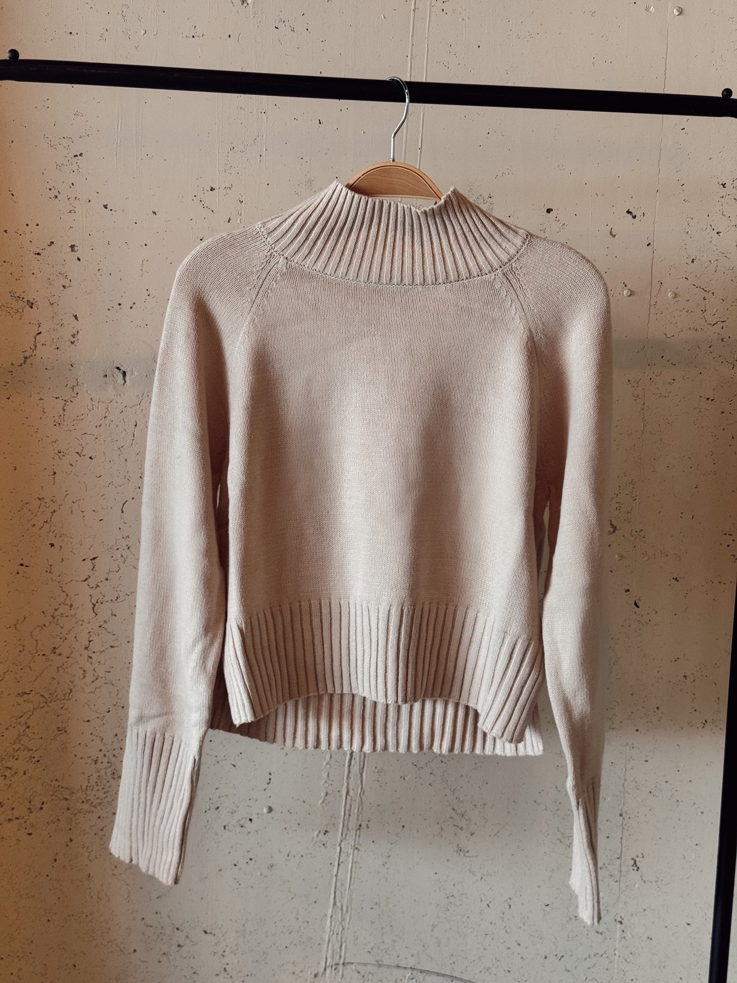 Carlie Mock Neck Knit