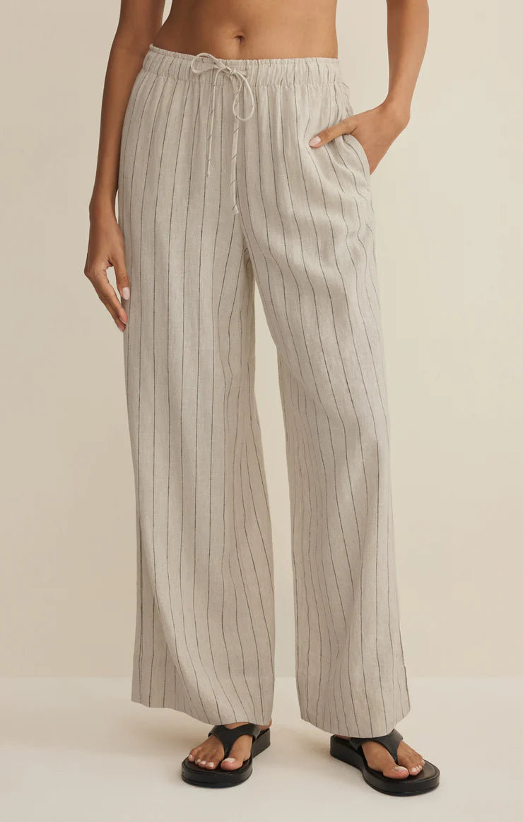 Henri Striped Linen Pant