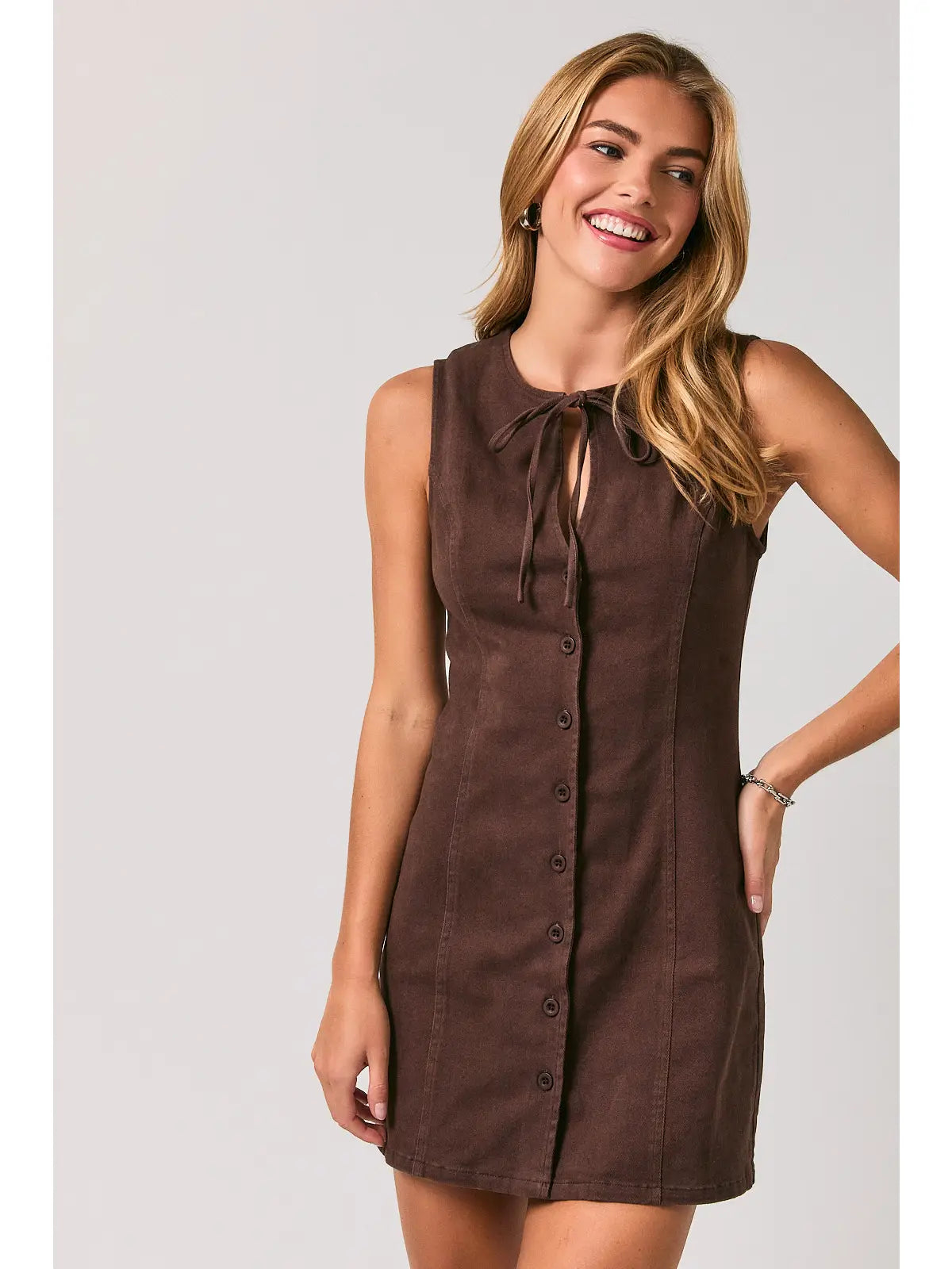 Tiana Keyhole Mini Dress