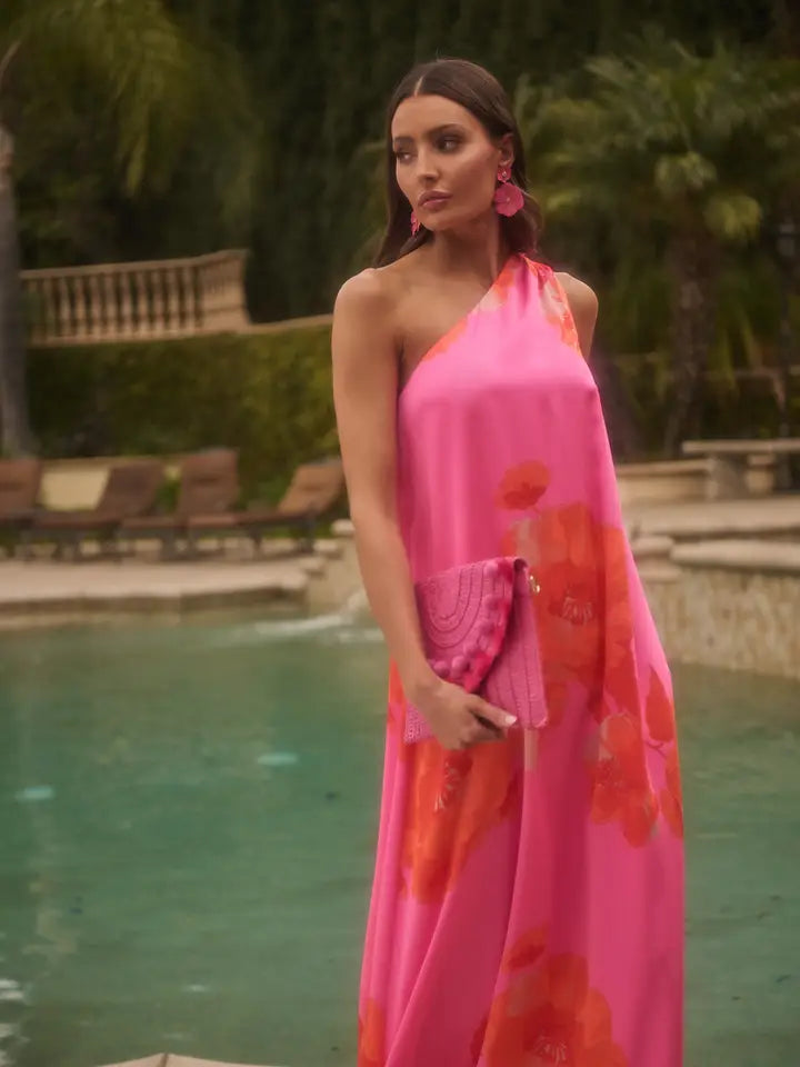 Morgan One Shoulder Maxi Dress