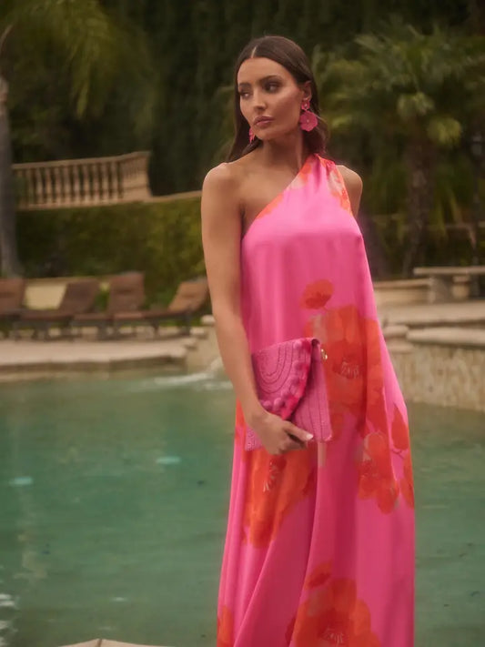 Morgan One Shoulder Maxi Dress