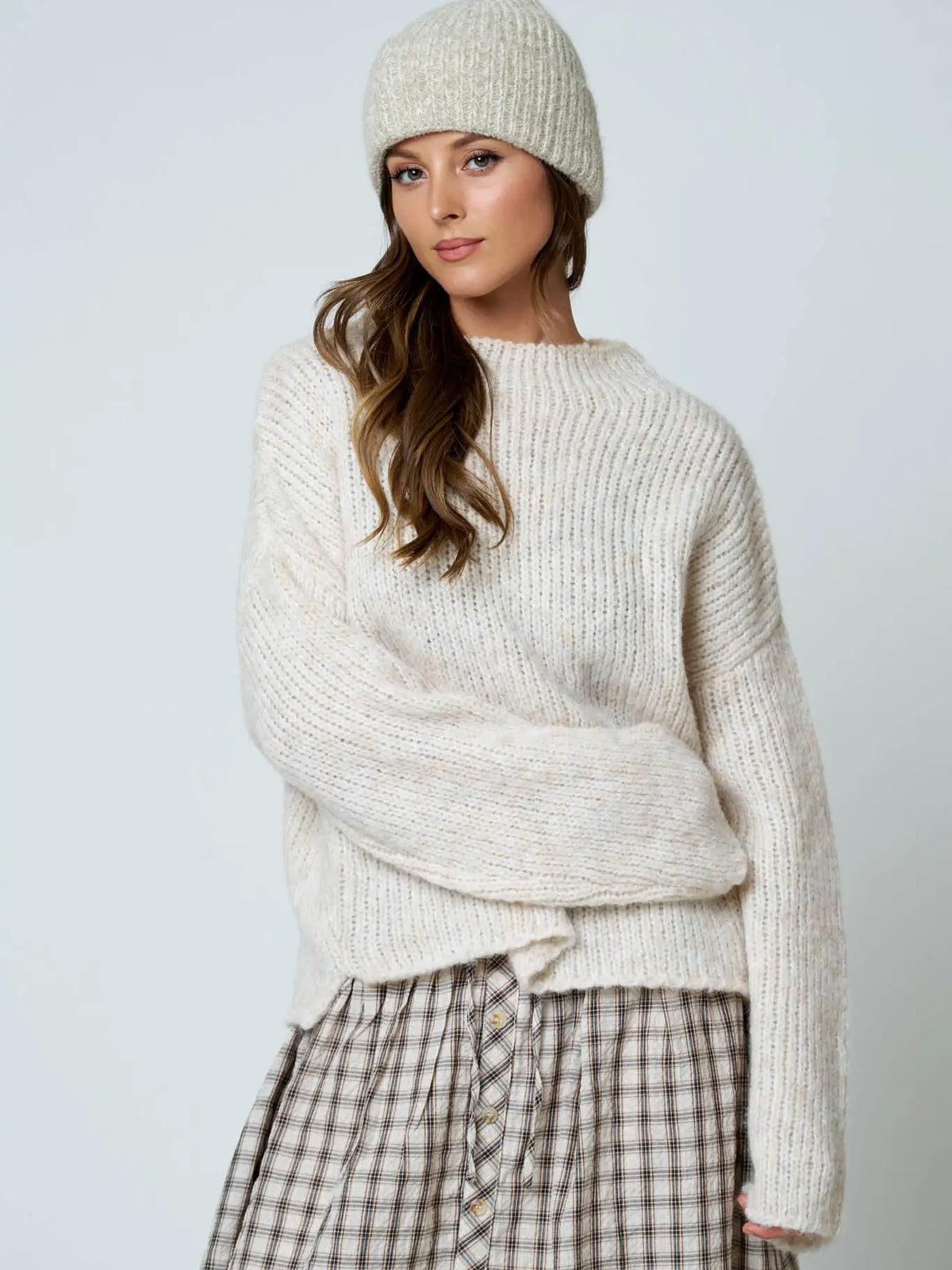 Allie Mock Neck Sweater