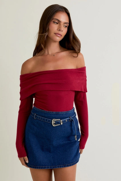 Winnie Off The Shoulder Bodysuit