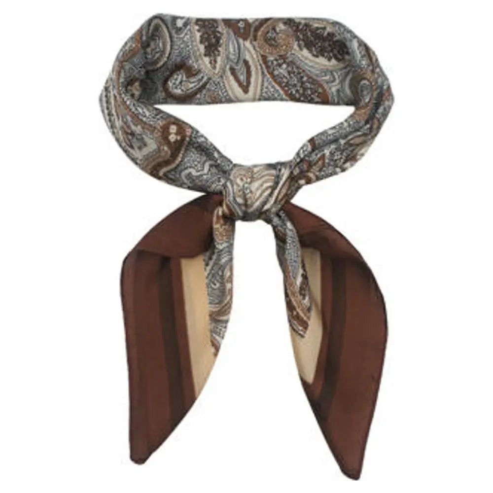 Brown Paisley Scarf