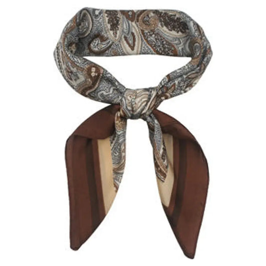 Brown Paisley Scarf