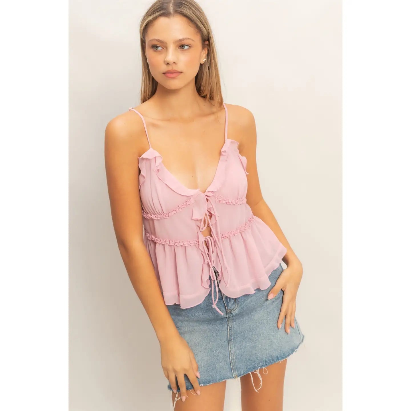 Sally Tie Front Cami