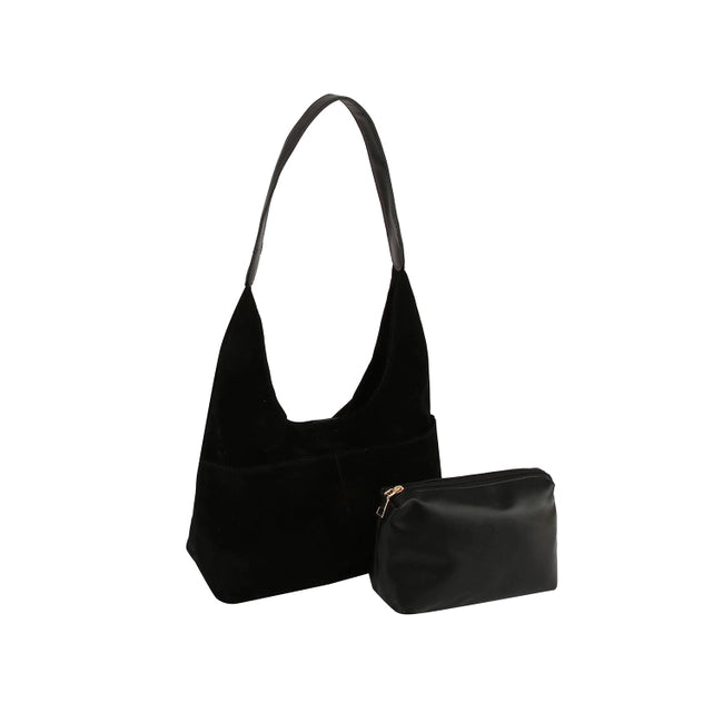 Aliyah 2 in 1 Suede Tote