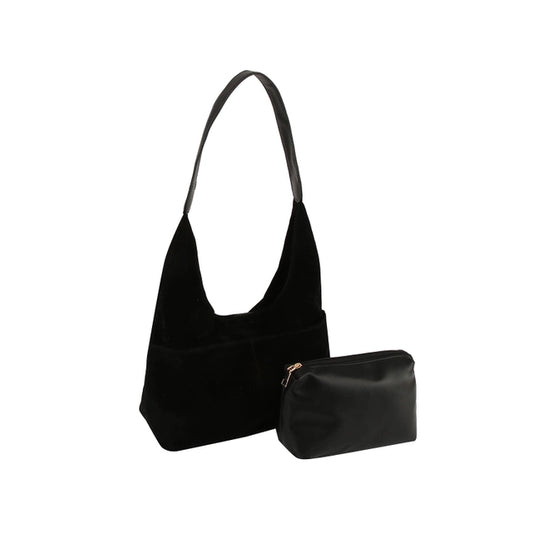 Aliyah 2 in 1 Suede Tote