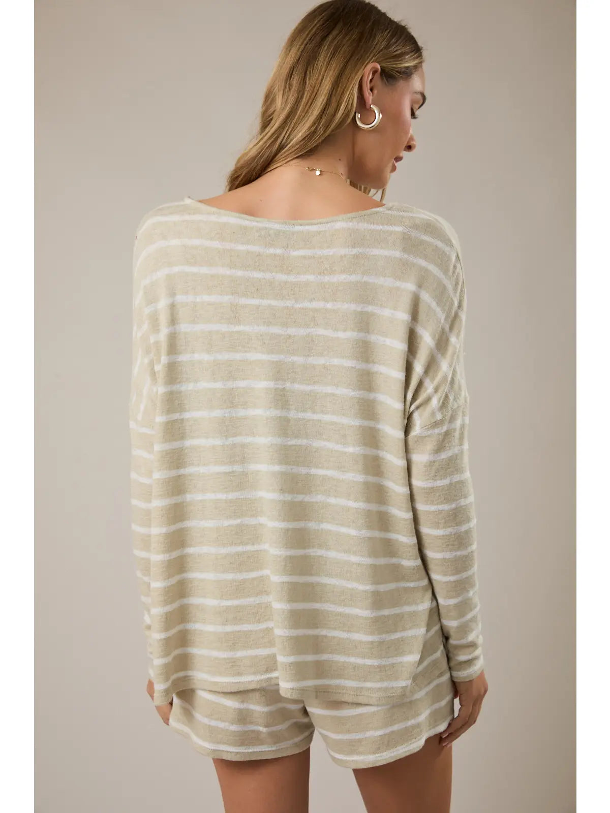Corrine Stripe Lounge Set