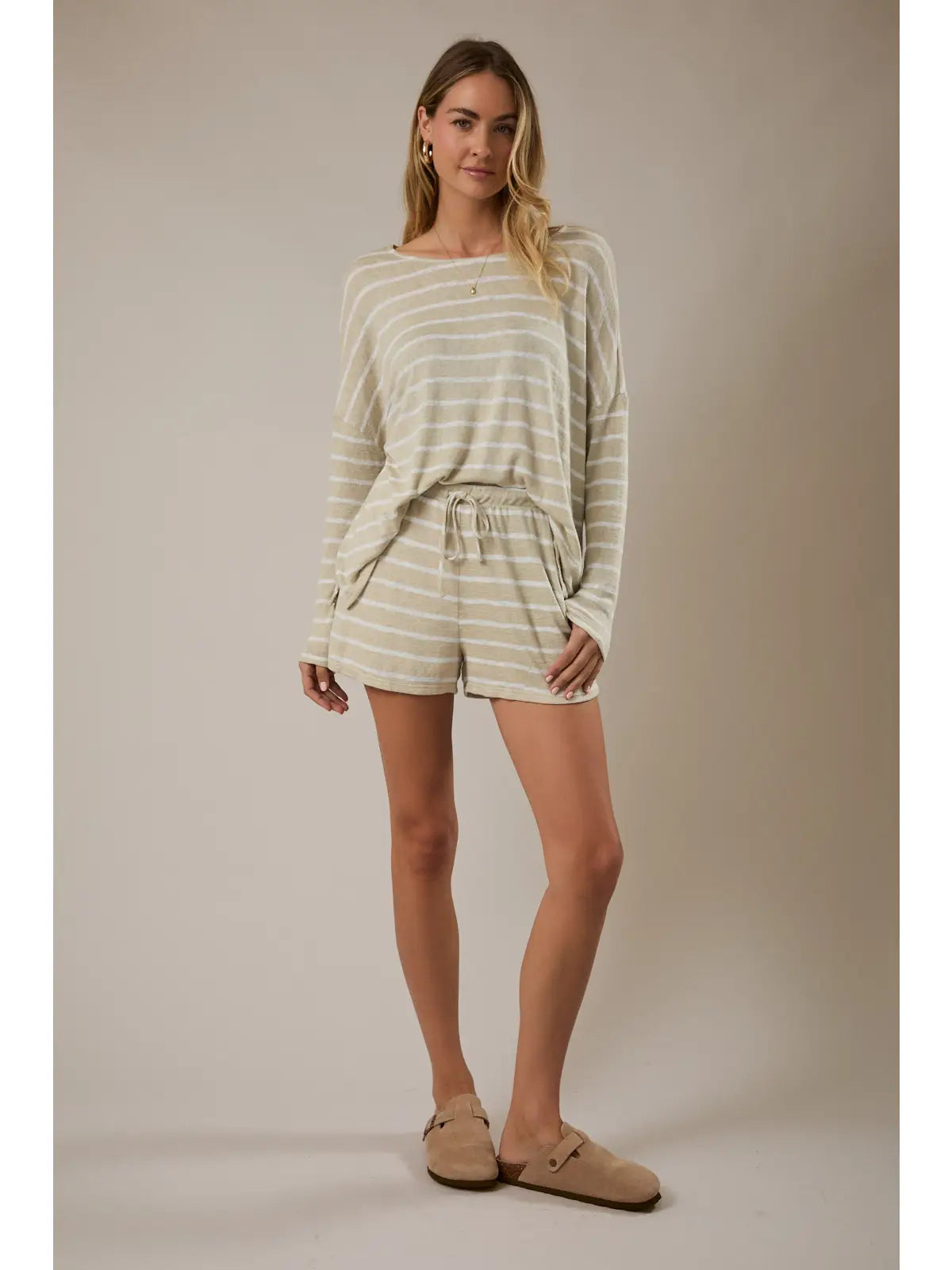 Corrine Stripe Lounge Set