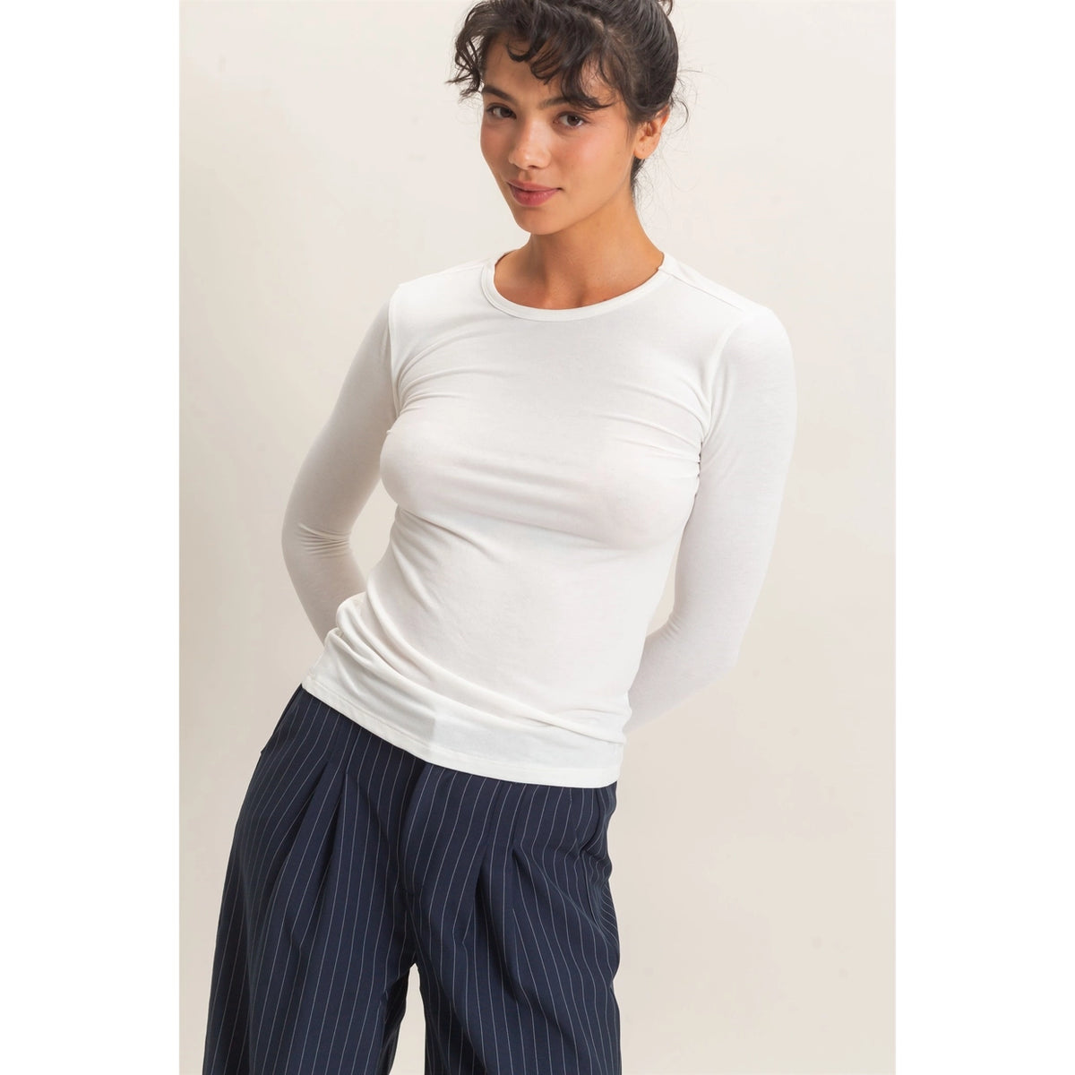 Crew Neck Long Sleeve