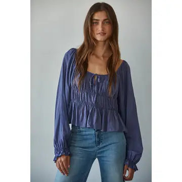 Lydia Smocked Blouse