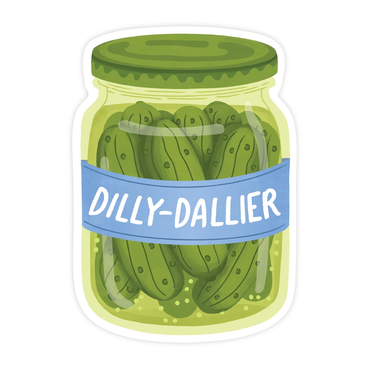 Dilly Dallier Sticker