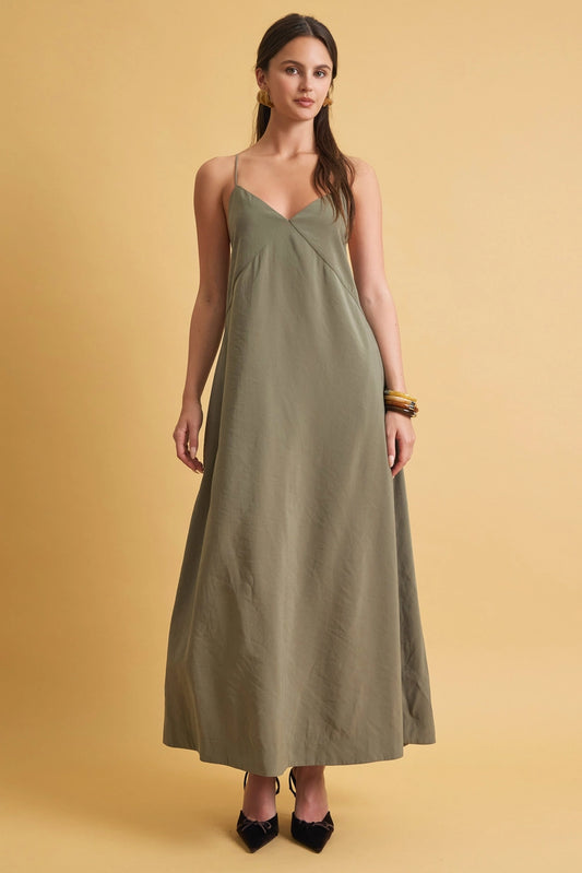 Breezy Tie Back Maxi Dress