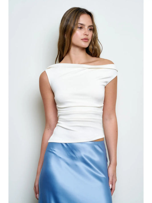 Charlie Knit Off Shoulder Top