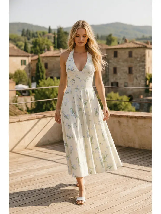 Sicily Halter Midi