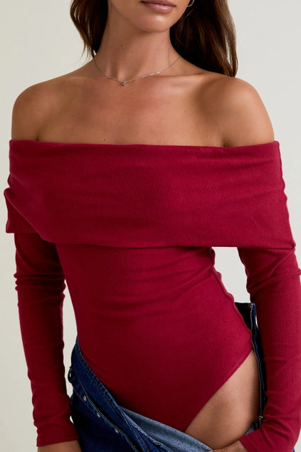 Winnie Off The Shoulder Bodysuit