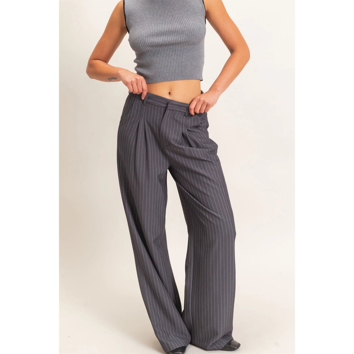 Percy Pinstripe Trouser