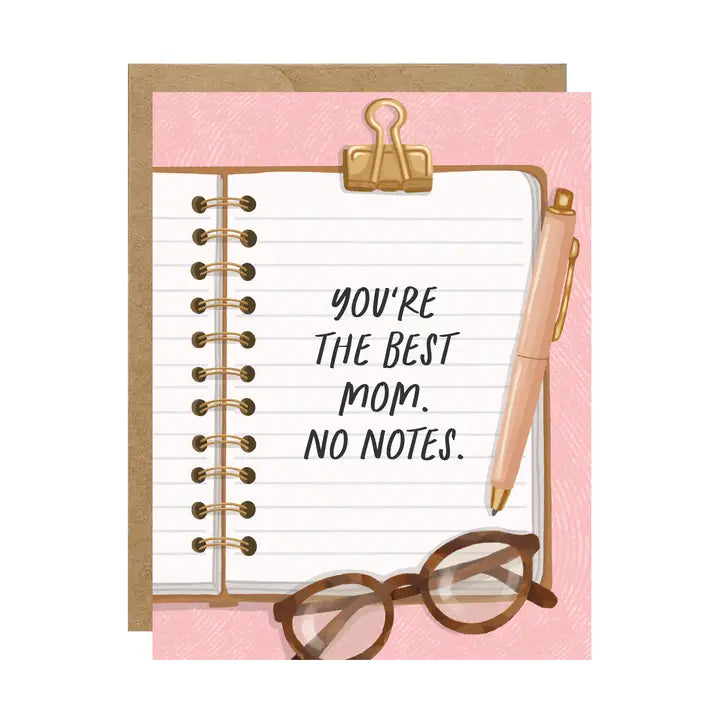 No Notes Mom Card