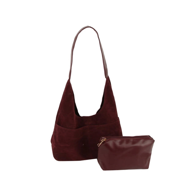 Aliyah 2 in 1 Suede Tote