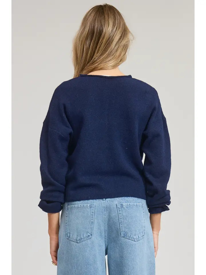 Juniper Cardigan - Navy