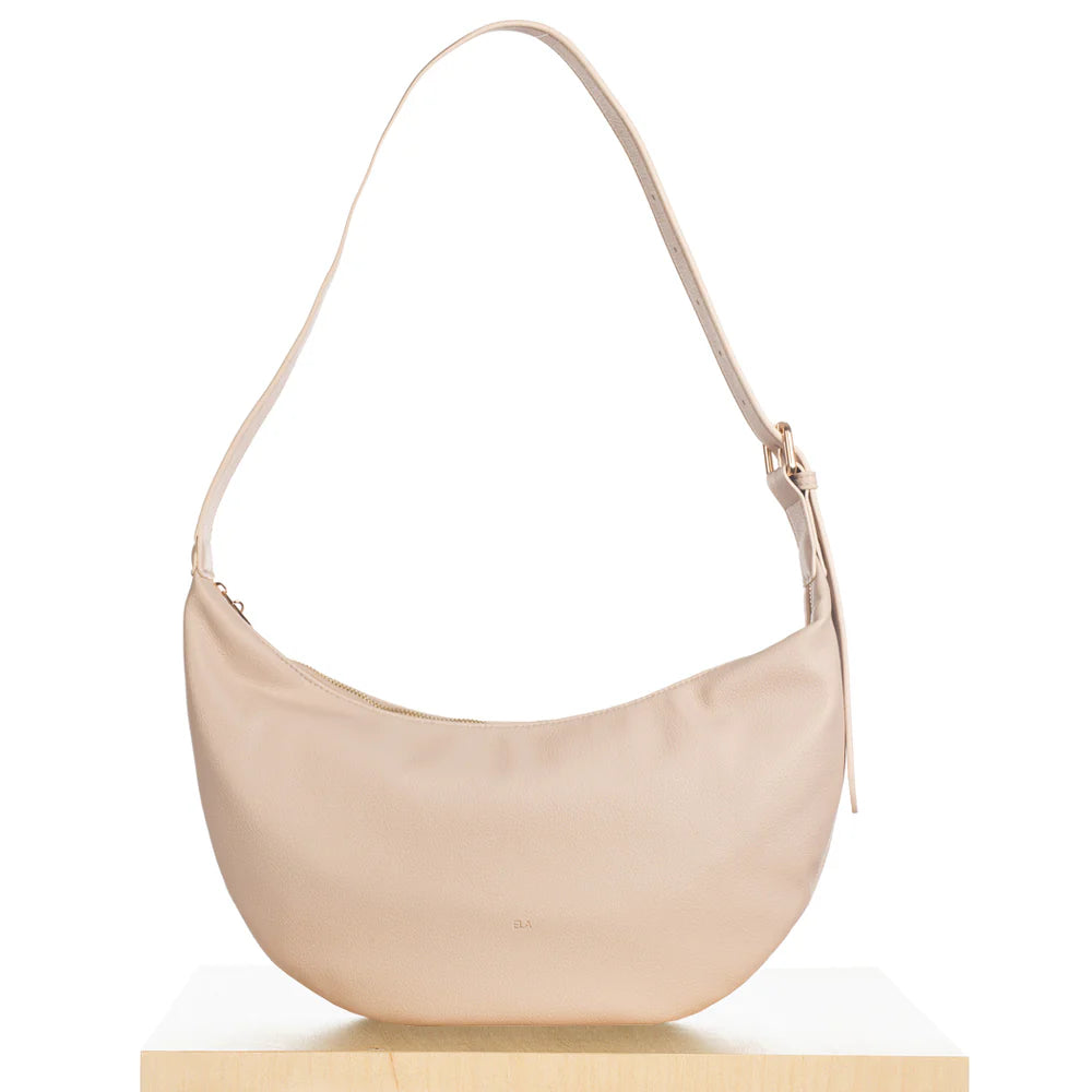 Ecru Slouchy Crossbody Bag