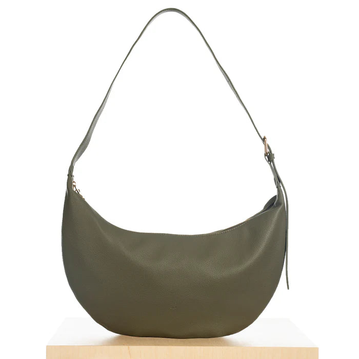 Olive Slouchy Crossbody Bag